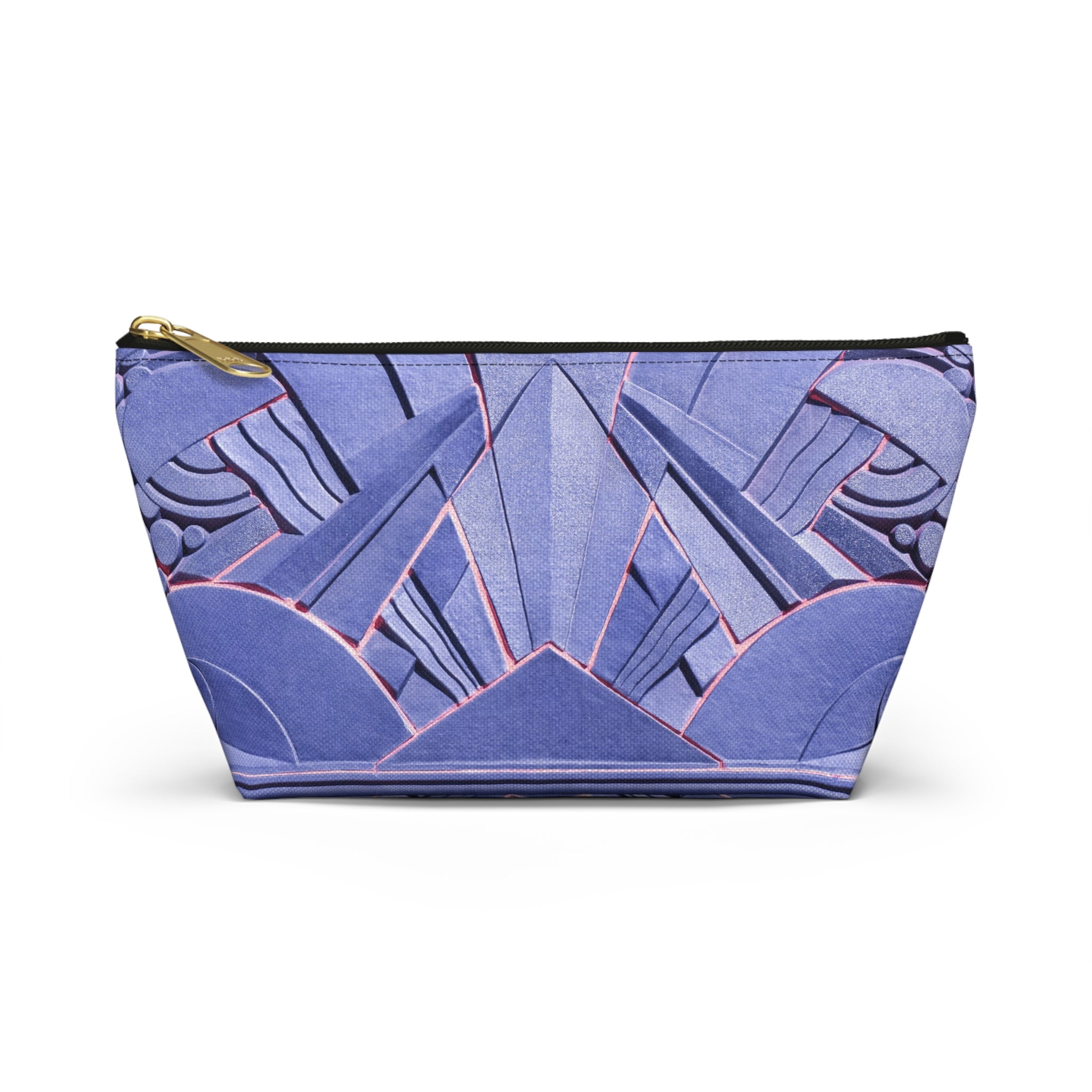 THE OPULENCE - Purple Poppy | Glamorous Art Deco Makeup Bag - Accessory Cosmetic Pouch