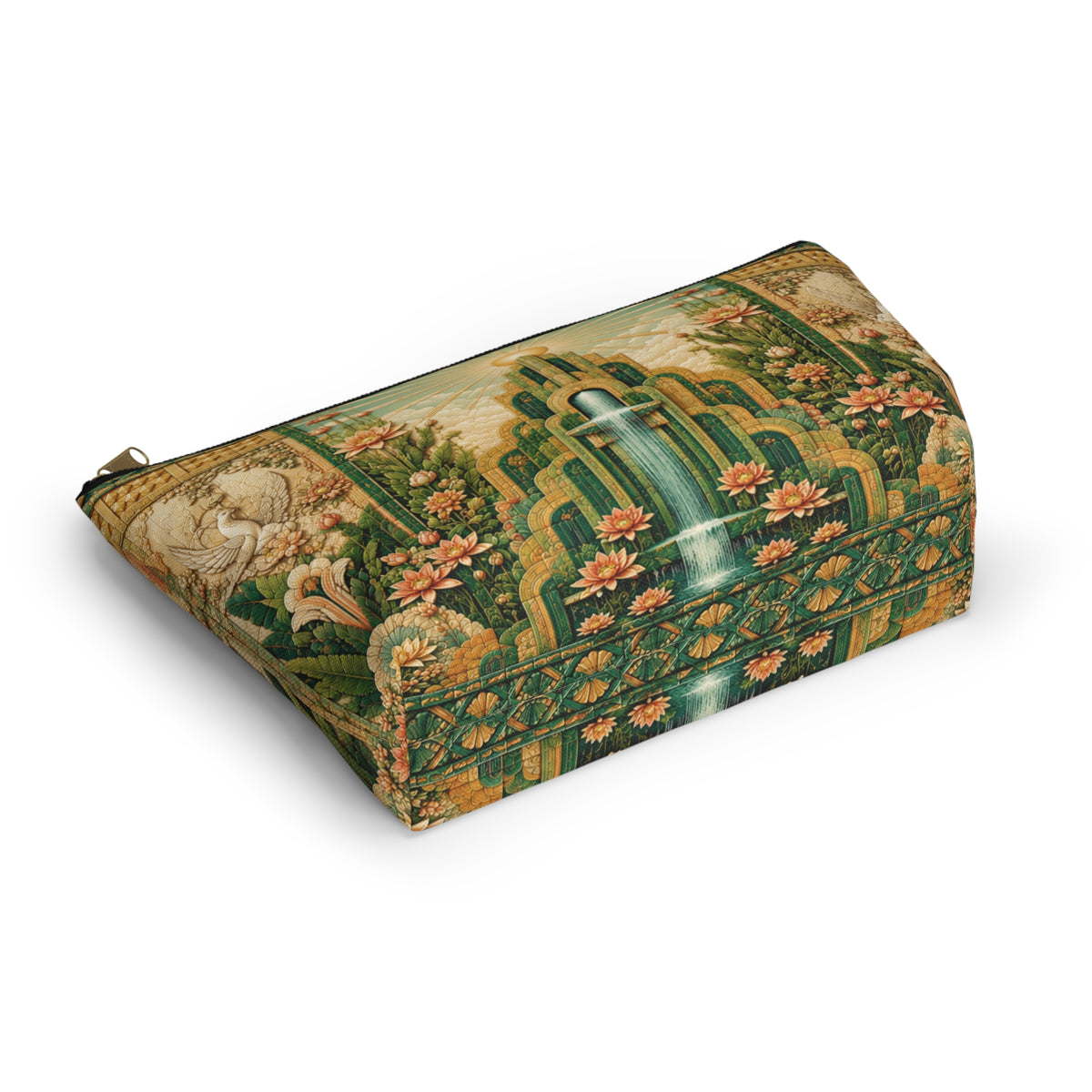 THE RADIANCE | Glamorous Art Deco Makeup Bag - Accessory Cosmetic Pouch