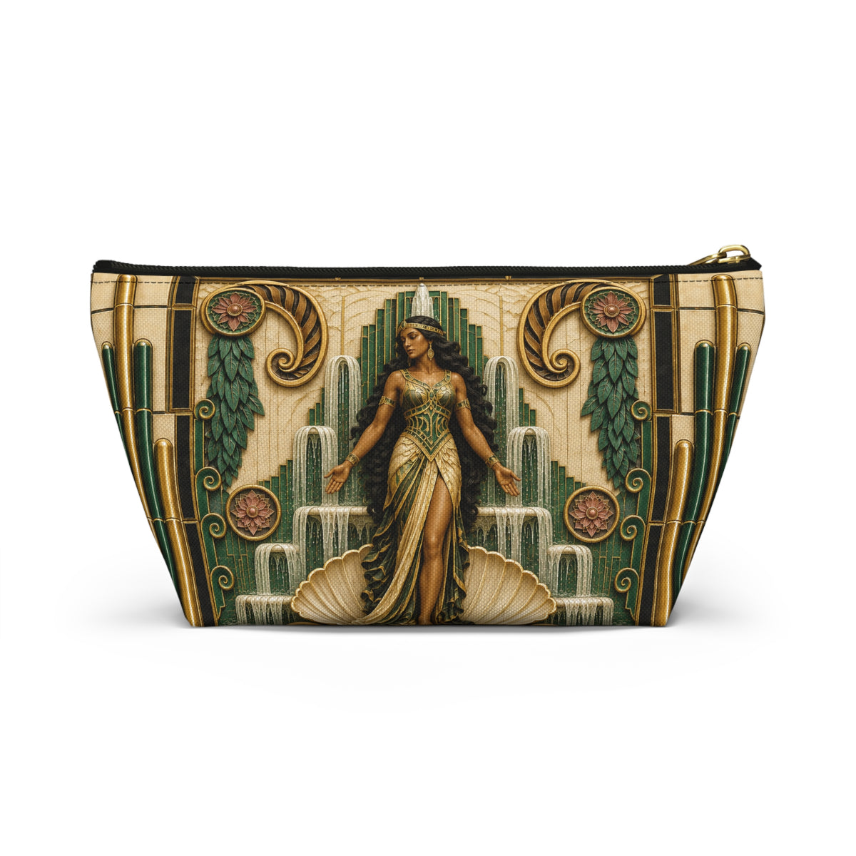 THE VENUS - Cleopatra | Glamorous Art Deco Makeup Bag - Accessory Cosmetic Pouch