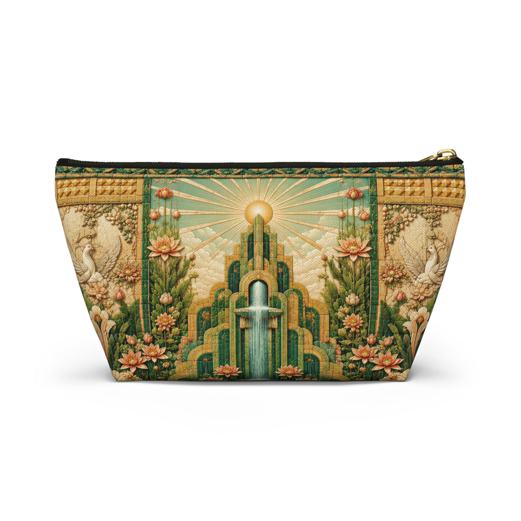 THE RADIANCE | Glamorous Art Deco Makeup Bag - Accessory Cosmetic Pouch