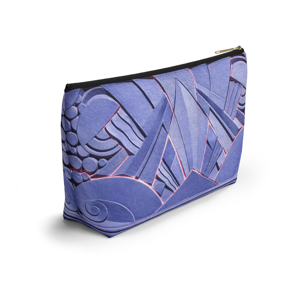 THE OPULENCE - Purple Poppy | Glamorous Art Deco Makeup Bag - Accessory Cosmetic Pouch
