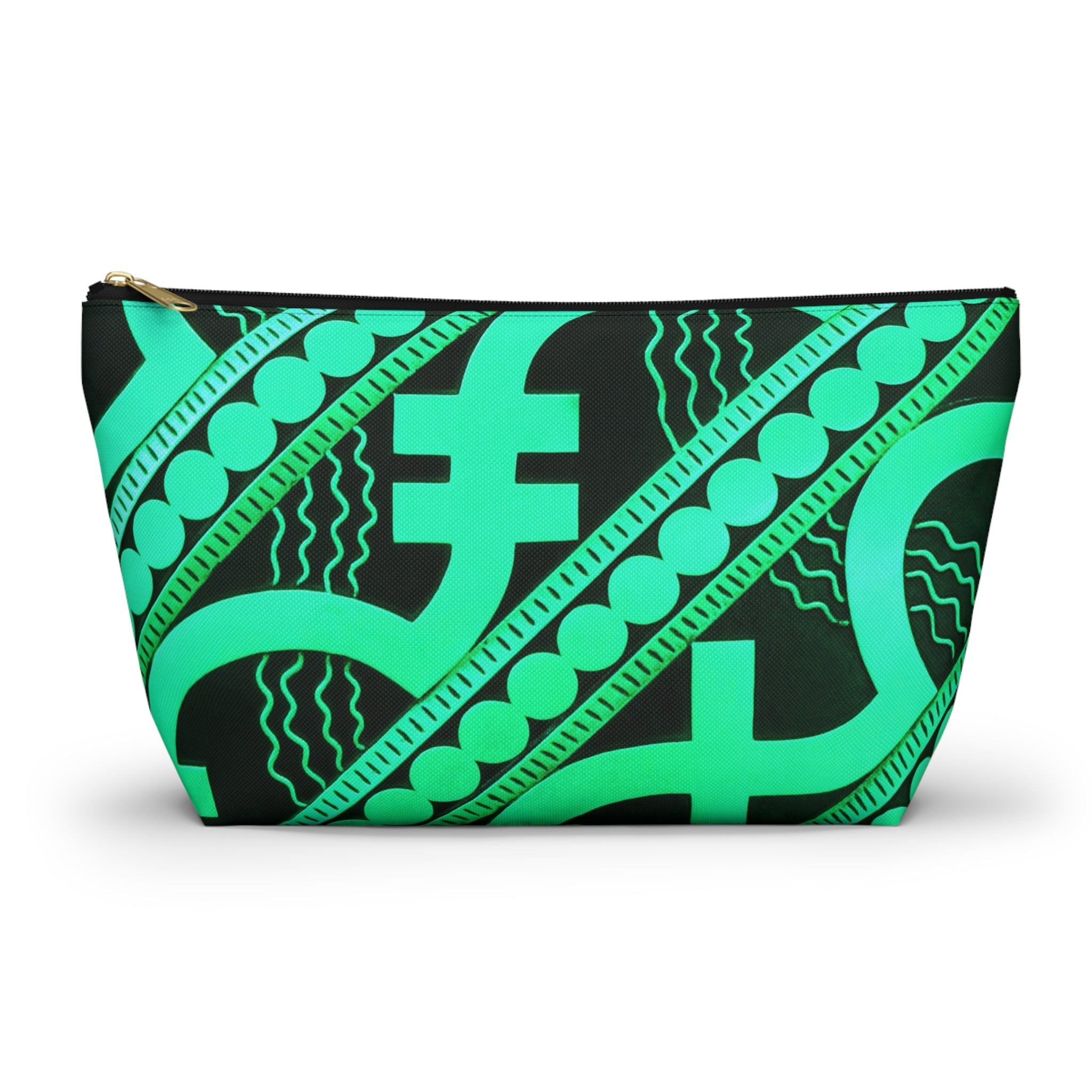 THE METROPOLITAN - Emerald | Glamorous Art Deco Makeup Bag - Accessory Cosmetic Pouch
