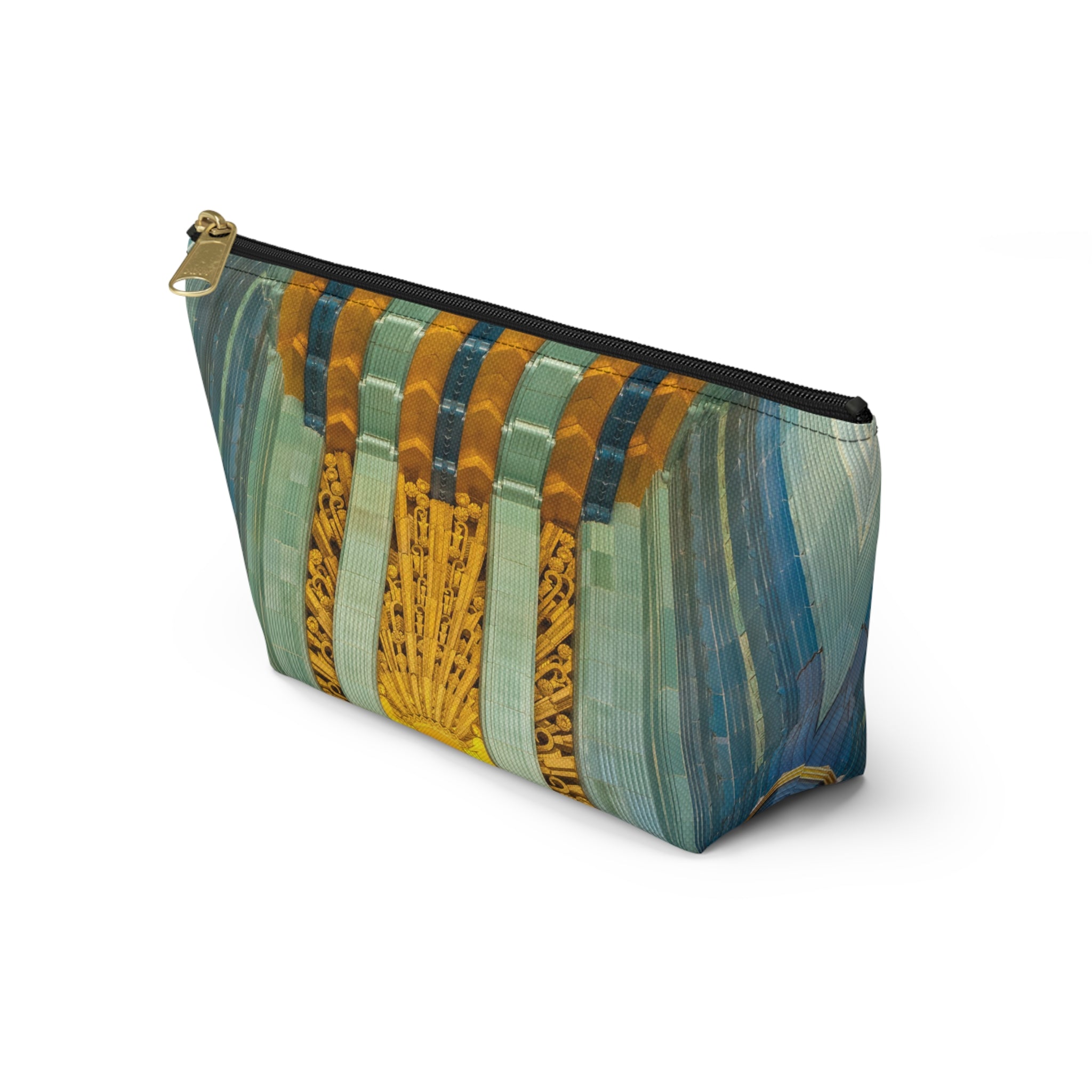THE GILDED | Glamorous Art Deco Makeup Bag - Accessory Cosmetic Pouch
