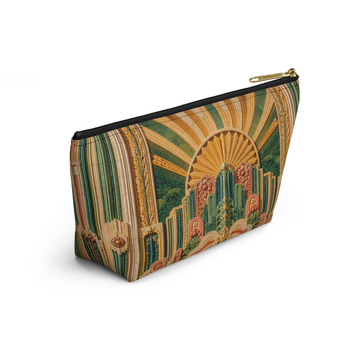THE SOLSTICE | Glamorous Art Deco Makeup Bag - Accessory Cosmetic Pouch