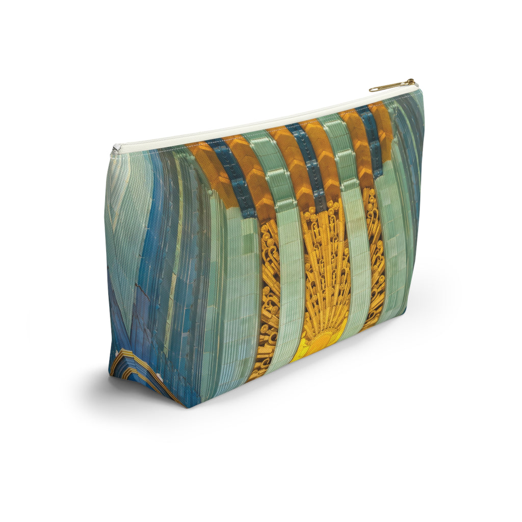 THE GILDED | Glamorous Art Deco Makeup Bag - Accessory Cosmetic Pouch
